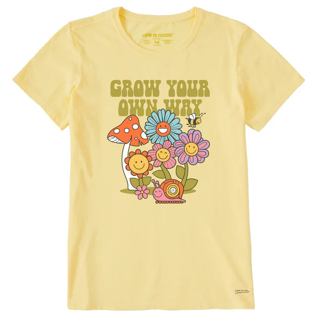 Women's Cool Bug Grid Short Sleeve Crusher Boxy Tee