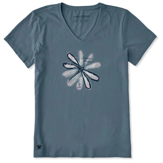 Nature Heals Dragonfly Short Sleeve Vee