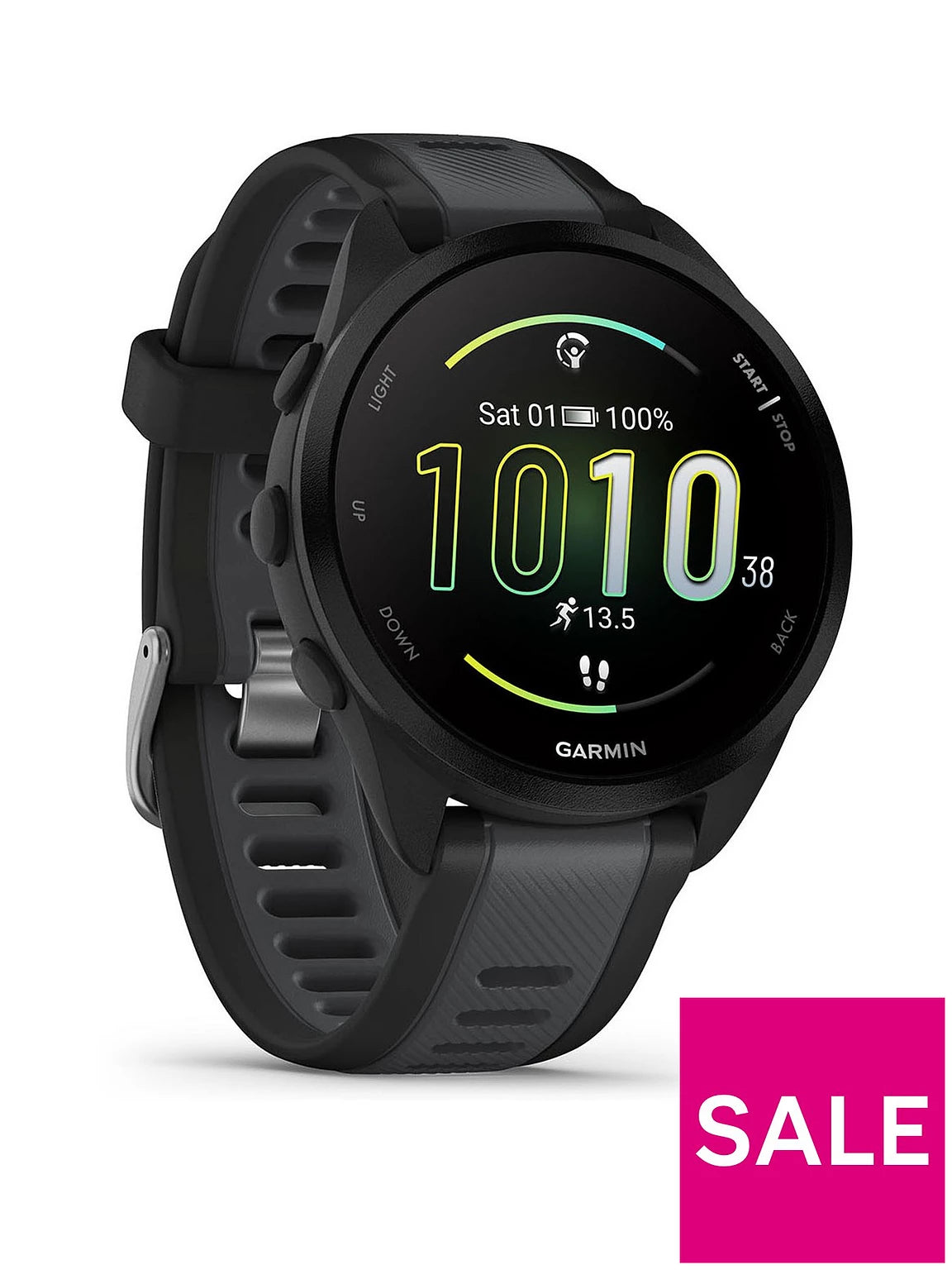 Forerunner 165, GPS Running Smartwatch - Black/Slate Grey, WW
