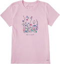 Life Is Good Women's Realaxed Wildflower T-Shirt