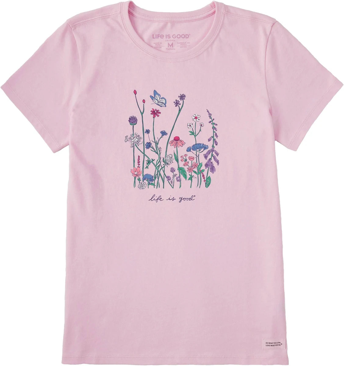 Life Is Good Women's Realaxed Wildflower T-Shirt