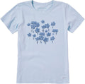 Life Is Good Women's Forget Me Nots Cotton T-Shirt